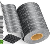 KESSER® Bande brise-vue en PVC - Double fil - Opaque - 35 m x 19 cm - 30 clips de fixation - Résistant aux intempéries - Protection contre le vent - Film de clôture - Clôture de jardin - Anthracite