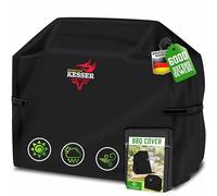 KESSER® BBQ Premium Housse de Barbecue Barbecue à gaz Couverture de Barbecue Couvercle résistant aux intempéries - pour barbecues Weber, Brinkmann, Housse de Protection, Le Noir, 183 x 66 x 137 cm