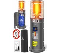 Chauffage d'extérieur KESSER® KE12 à gaz, parasol chauffant pour terrasse, chauffage de terrasse, radiateur d'extérieur, chauffage d'extérieur 10 kW, chauffage à gaz, radiateur, appareil de chauffage