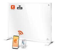 KESSER® Chauffage infrarouge à économie d'énergie - Appareil sur pied et montage mural - Chauffage électrique - 350W - Avec télécommande - Thermostat et commande d'application - Panneau chauffant
