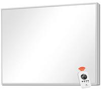 KESSER® Chauffage infrarouge avec thermostat - Radiateur infrarouge électrique - Chauffage mural - 28 programmes de routine différents - Panneau chauffant 1000 W avec télécommande