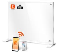 KESSER® : Chauffage infrarouge efficace, 2 en 1. Appareil de chauffage électrique portable et mural, avec télécommande, thermostat et contrôle via application. Minuterie intégrée. Panneau de chauffage