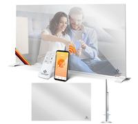KESSER® : Chauffage infrarouge, miroir chauffant, 2-en-1 économe en énergie. Appareil autonome ou à fixer au mur. Radiateur électrique avec détection des fenêtres ouvertes, télécommande et contrôle vi