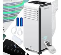 KESSER® Climatiseur mobile 7000 BTU/h 780W 4en1 Déshumidificateur Ventilateur Rafraîchisseur d’Air Avec télécommande Blanc