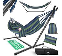 KESSER® Hamac Lake avec Support | Hamac Double pour 2 Personnes, Structure Stable, capacité de Charge de 200 kg, Taille XXL | Bleu
