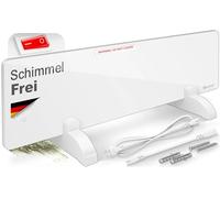 KESSER® Chauffage infrarouge anti-moisissure, éliminateur de moisissures, chauffage pour salle de bain et mural, 50 W