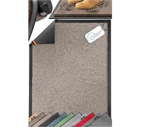 KESSER Paillasson antidérapant, pour l'intérieur et l'extérieur, lavable et résistant aux intempéries, 7 mm d'épaisseur et 3,2 kg/m², tapis de porte pour entrée d'appartement, tapis pour bureau et