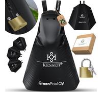 KESSER® Sac d'arrosage pour arbres set 6x sacs à 75L & sacs d'arrosage pour arbres Sac en PVC durable résistant aux UV Sac d'arrosage pour arbres Système d'arrosage jardin avec serrure noir