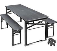 KESSER® Set de table de bière 3 pièces avec 2x bancs de bière & 1x table de bière