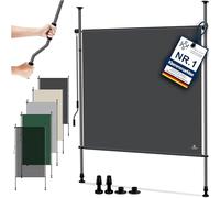 KESSER® Store extérieur Vertical 120x310cm Extensible & Opaque | Store Vertical avec manivelle sans perçage | Paravent Balcon & paravent pour Jardin & terrasse étanche Anthracite