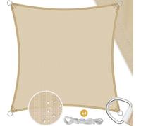 KESSER® : Voile d'ombrage, protection solaire et coupe-vent | Tissu HDPE | Imperméable et résistant au vent | Coutures renforcées en 5 points pour une grande robustesse et stabilité. Idéal pour créer 