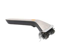 kesurpae Brosse électrique vapeur pour barbecue, tête de brosse rechargeable en acier inoxydable, nettoyante, format compact, idéale pour le camping et les pique-niques.