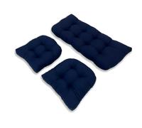kesurpae Ensemble de Coussins pour Foyer offrant Confort,Bleu Marine | des matériaux durables et imperméables pour les besoins des bancs d'extérieur.
