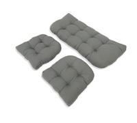 kesurpae Ensemble de Coussins pour Foyer offrant Confort,Gris foncé | des matériaux durables et imperméables pour les besoins des bancs d'extérieur.