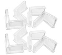 KESYOO 8 embouts d'angle en caoutchouc en L pour pieds de chaise et | Réutilisables, installation simple, protège les meubles et les structures, ajustement polyvalent pour un usage domestique