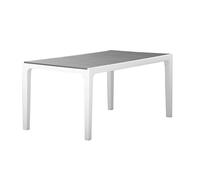 KETER HARMONY Table de jardin, 160 x 90 x 74 cm, blanc/cappuccino 17201231