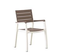 KETER HARMONY Fauteuil, 59 x 60 x 86 cm, blanc/cappuccino 17201284