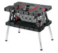 Keter 237005 Établi Pliant - Noir/rouge - Capacité De Charge : 450 Kg