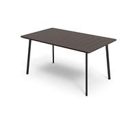 KETER METALEA Table de jardin, 146 x 87 x 75 cm, imitation métal bronze 17209811