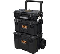Keter 256982 ROC PRO Set de boîte à outils plastique noir