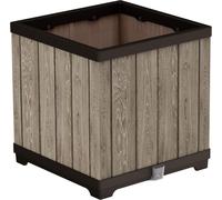 KETER 262635 garden planter ashwood