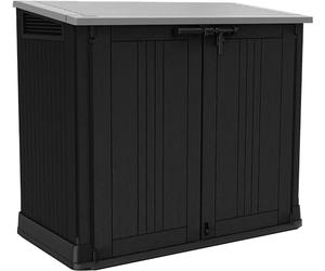 KETER Abri Horizontal Range Poubelle SIO Nova - 880 litres - Noir