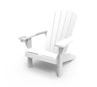 Keter Alpine Adirondack Chaise de Jardin Blanc