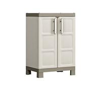 Keter Armoire de rangement basse Excellence Beige et taupe 97 cm 46640