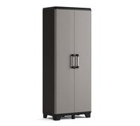 Keter Armoire de rangement avec étagères Pro noir et gris