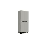 Keter | Armoire Haute Planet - Plastique recy ris/Noir, Cabinets, 680x390x1730 mm