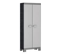 KETER | ARMOIRE UTILITAIRE LOGICO, Noir / Gris, 65 x 45 x 182 cm