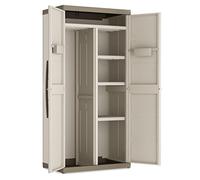 KETER | Armoire Utilitaire XL EXCELLENCE, Sable/Terre, Cabinets, 89x54x54x182 cm