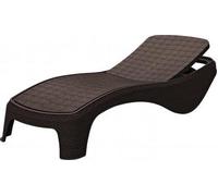 KETER ATLANTIC Chaise longue, 197 x 74 x 36 cm, marron 17199231