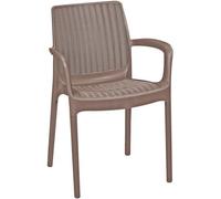 KETER BALI MONO Chaise de jardin, 55 x 60 x 83 cm, cappuccino 17190206