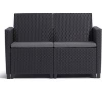 KETER Banc de jardin CLAIRE SOFA, 113 cm, graphite