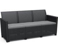 KETER Banc de jardin CLAIRE SOFA, 163 cm, graphite