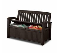 Keter Banc de rangement pour jardin, 227 litres, 132,7 x 63,5 x 89,5 cm, graphite