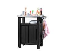 Keter Barbecue Table d'appoint, 1 Porte, Graphite, 54 x 70 x 90 cm, 6130