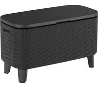 Keter Bevy Bar Cool Table de jardin en rotin graphite