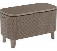 KETER BEVY BAR Table multifonction en rotin, 83,5 x 40 x 50-74 cm, cappuccino 17209510