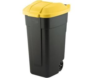 Keter Cendrier 110 L jaune-noir