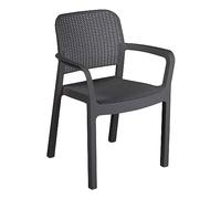 Keter Chaise de Jardin Samanna 53x58x83 cm Gris Graphite