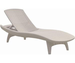 Keter Chaise longue Keter PACIFIC blanc KT-610008