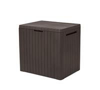 Keter City Outdoor Coffre de rangement en plastique Marron 57,8 x 44 x 54,8 cm