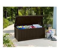 Keter Coffre de jardin Keter 'Rockwood Deck' brun foncé 155 x 72 4 cm