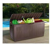 Keter Hollywood Coffre de terrasse marron