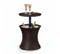 KETER COOL BAR ROTIN Table de cocktail, marron 17194548