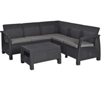 KETER CORFU RELAX Ensemble de jardin, graphite/gris 17202123