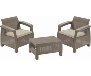 KETER CORFU WEEKEND Ensemble de jardin, cappuccino/beige 17197786
