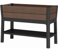 KETER DARWIN ELEVATED PRO 110L Bac a fleurs, 113 x 47,5 x 79,8 cm, marron 17211713